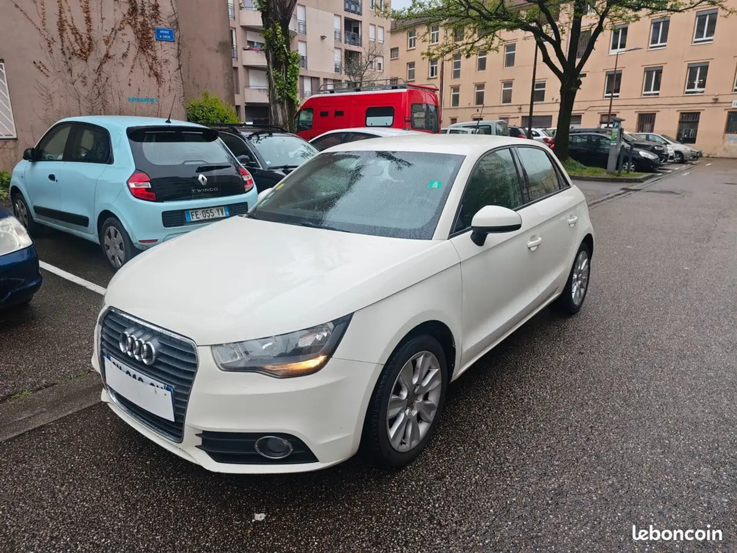 Audi A1 1.6 tdi 105ch ambition 5p Blanc - 1
