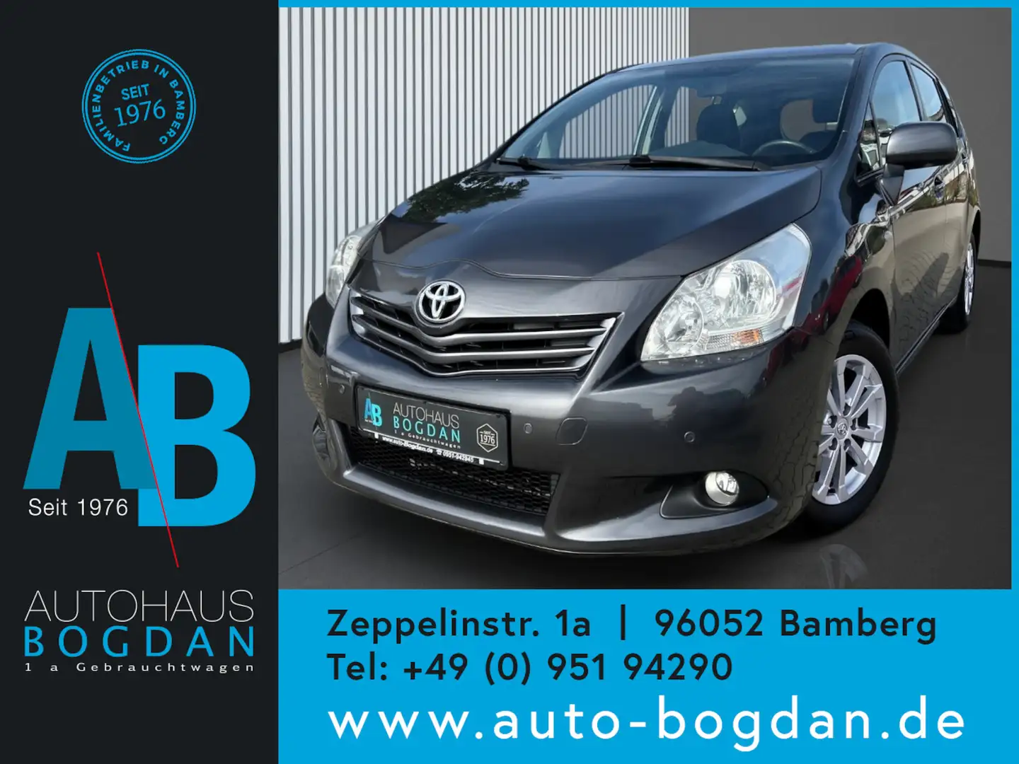 Toyota Verso Edition 7 Sitzer Pano*Tempomat*PDC Gris - 1