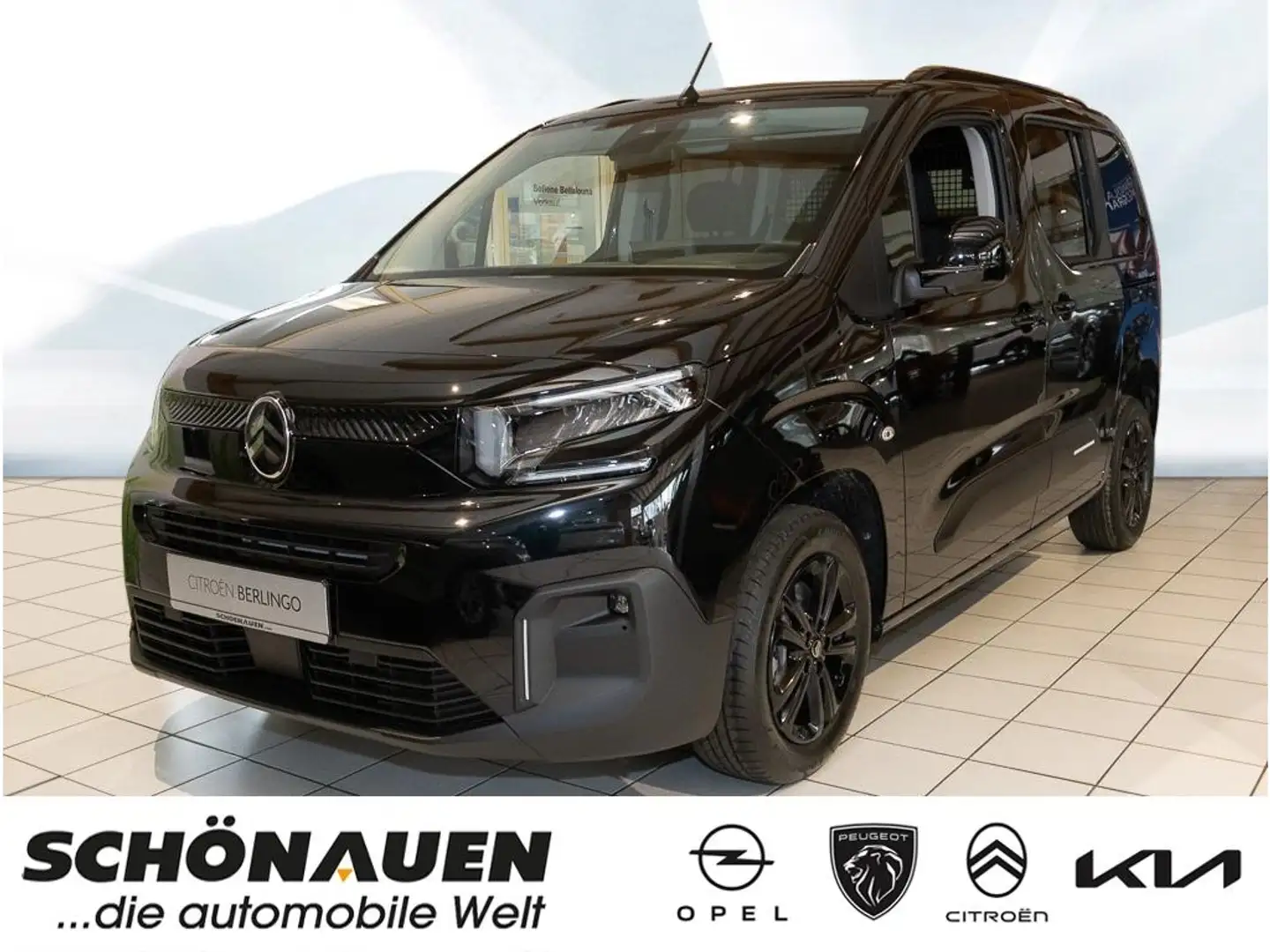 Citroen Berlingo PLUS 1.2l +LKW-Zulassung+MET+RFK+PDC+KLI+ Noir - 1