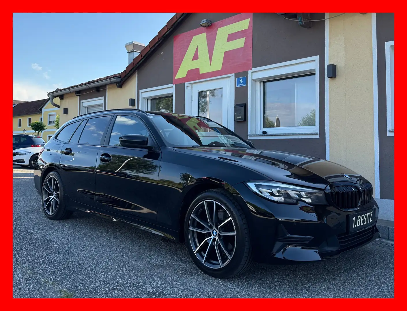 BMW 320 | LEDERSPORTSITZE | 18-ZOLL | SCHWARZER DACHHIMMEL Schwarz - 1