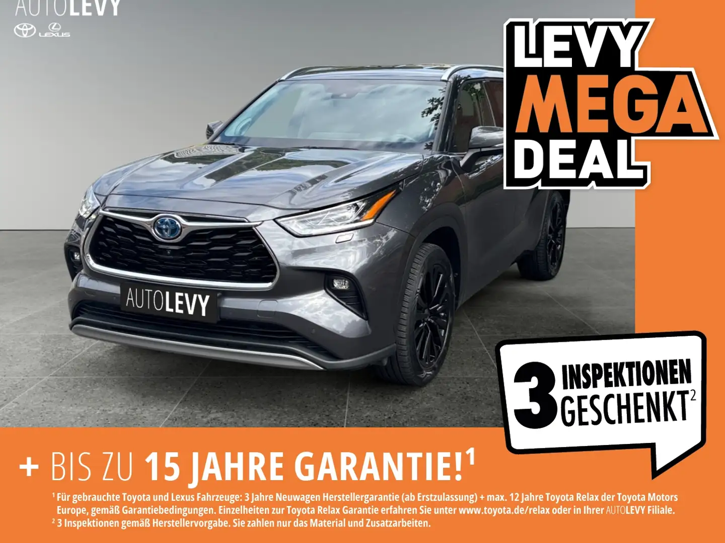 Toyota Highlander 2.5 Hybrid Luxury *360*JBL*NEUMULTIM* Gris - 1