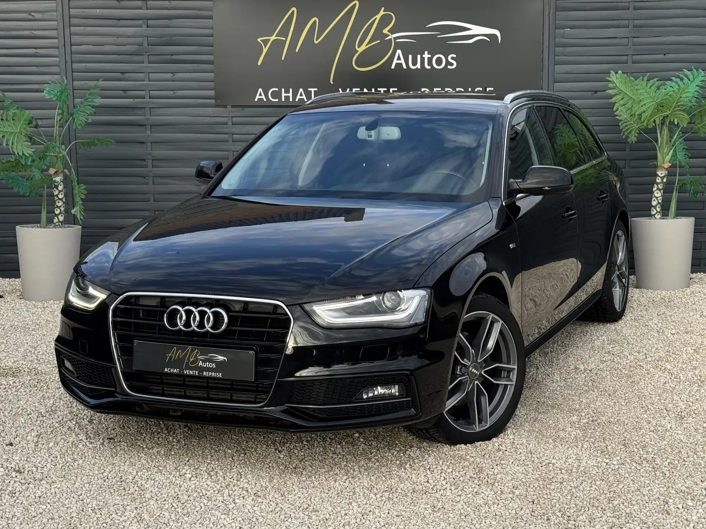 Audi A4 S LINE 1.8 TFSI */*BOITE AUTO+XENON+GPS */* Blanc - 1