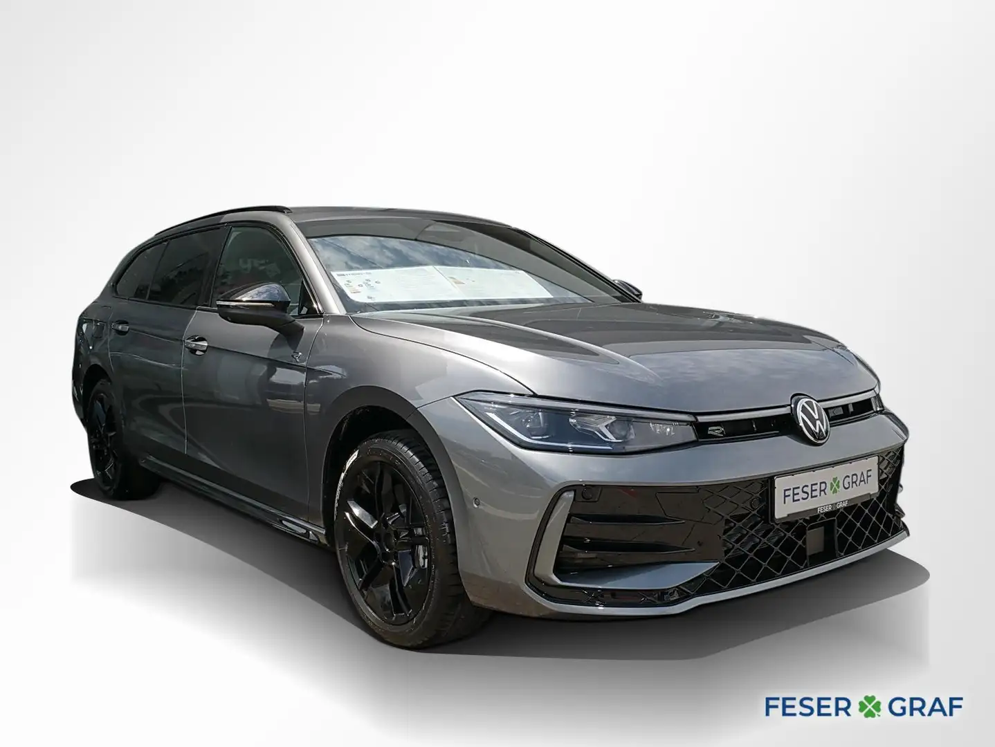Volkswagen Passat 1.5 eHybrid R-Line Black DSG 360° ACC AHK Grau - 2