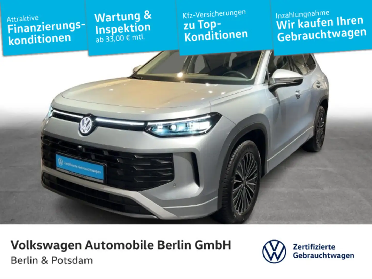 Volkswagen Tayron 1.5eTSI DSG AHK 7-Sitze NAVI IQ-LED Silber - 1