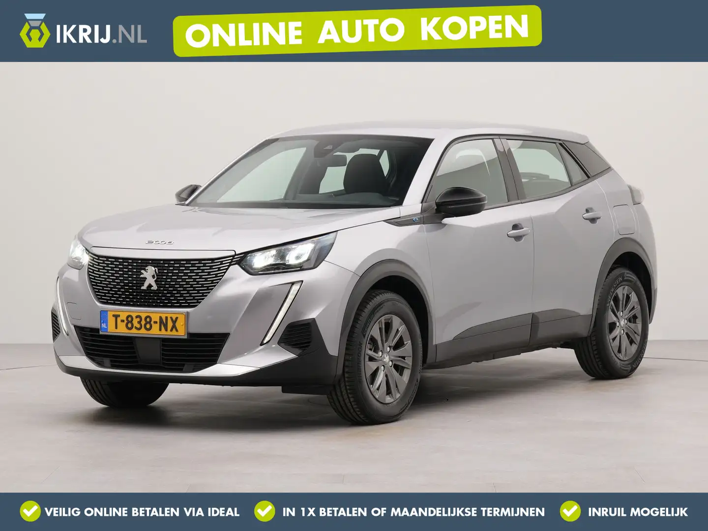Peugeot e-2008 EV Active Pack 50 kWh | Apple Carplay & Android Au Grijs - 1