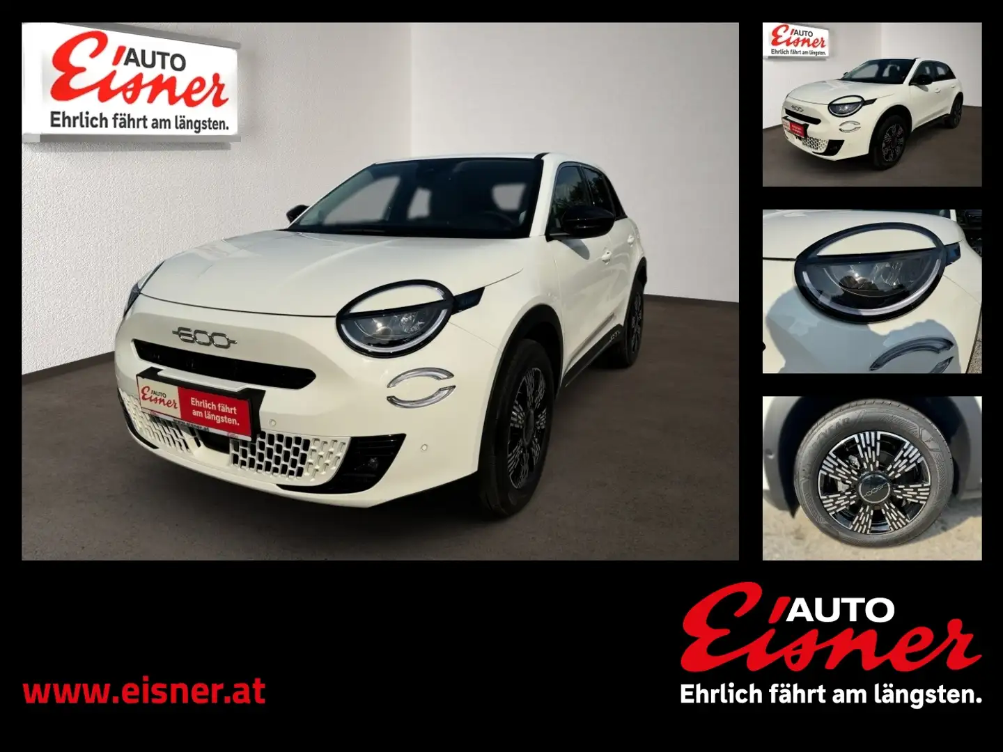 Fiat 600 HYBRID 100 EDCT Wit - 1
