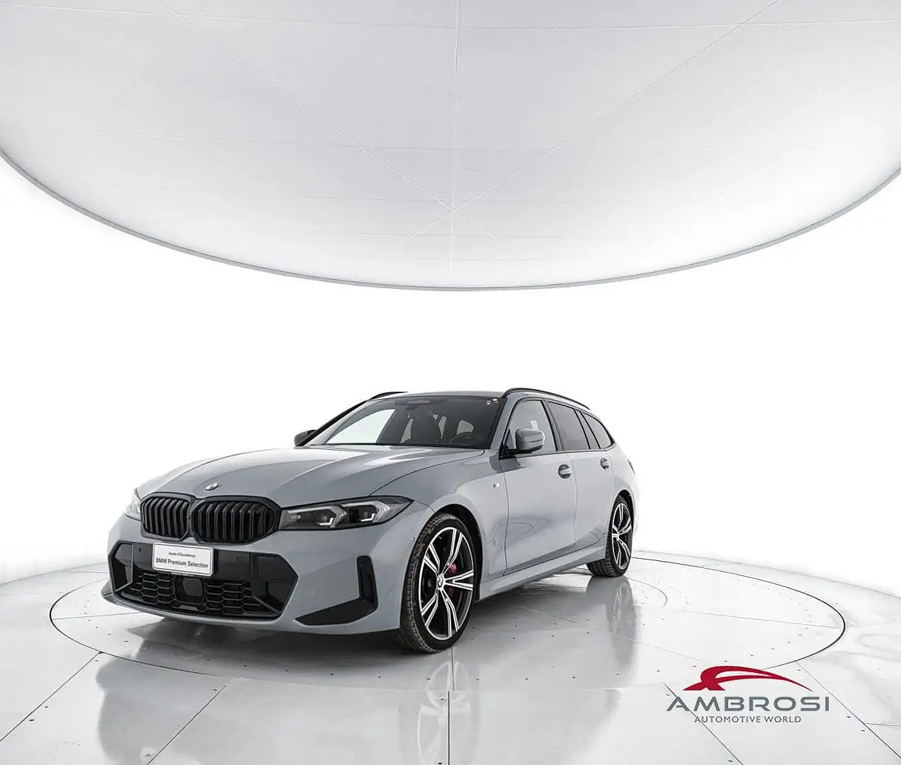 BMW 320 Touring 320d mhev 48V MSport auto Grigio - 1