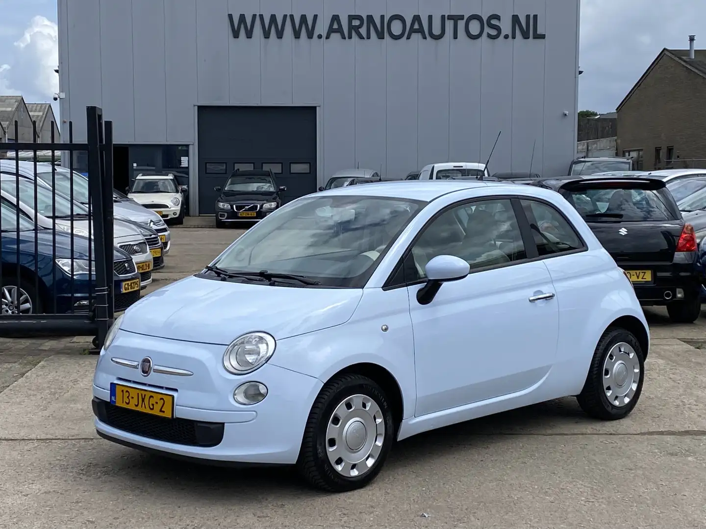 Fiat 500 1.2 Pop AUTOMAAT, APK TOT 27-07-26, NL AUTO, STUUR Blauw - 1