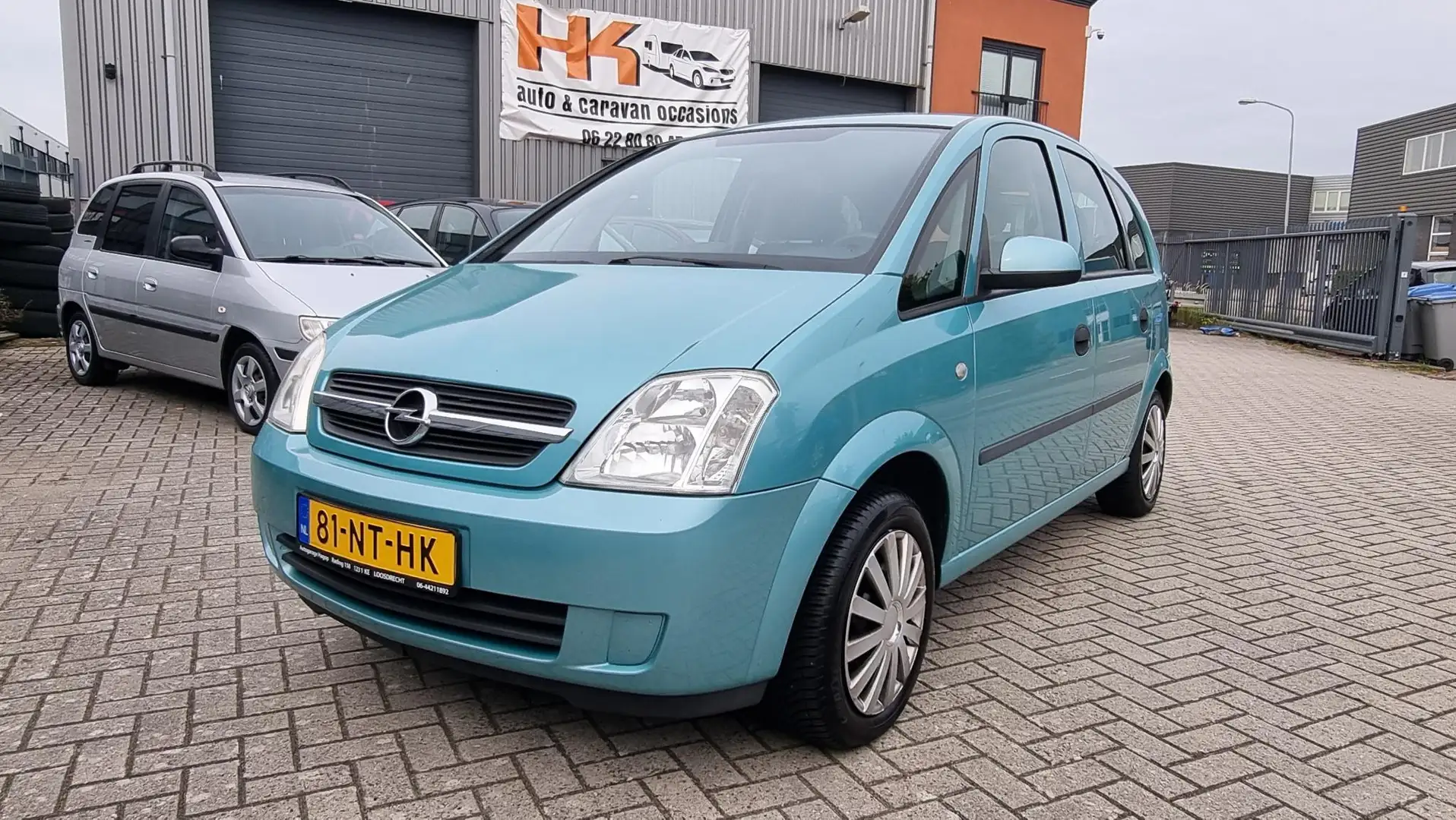 Opel Meriva 1.6 Enjoy el ramen, Cruisecontrole, trekhaak Groen - 1