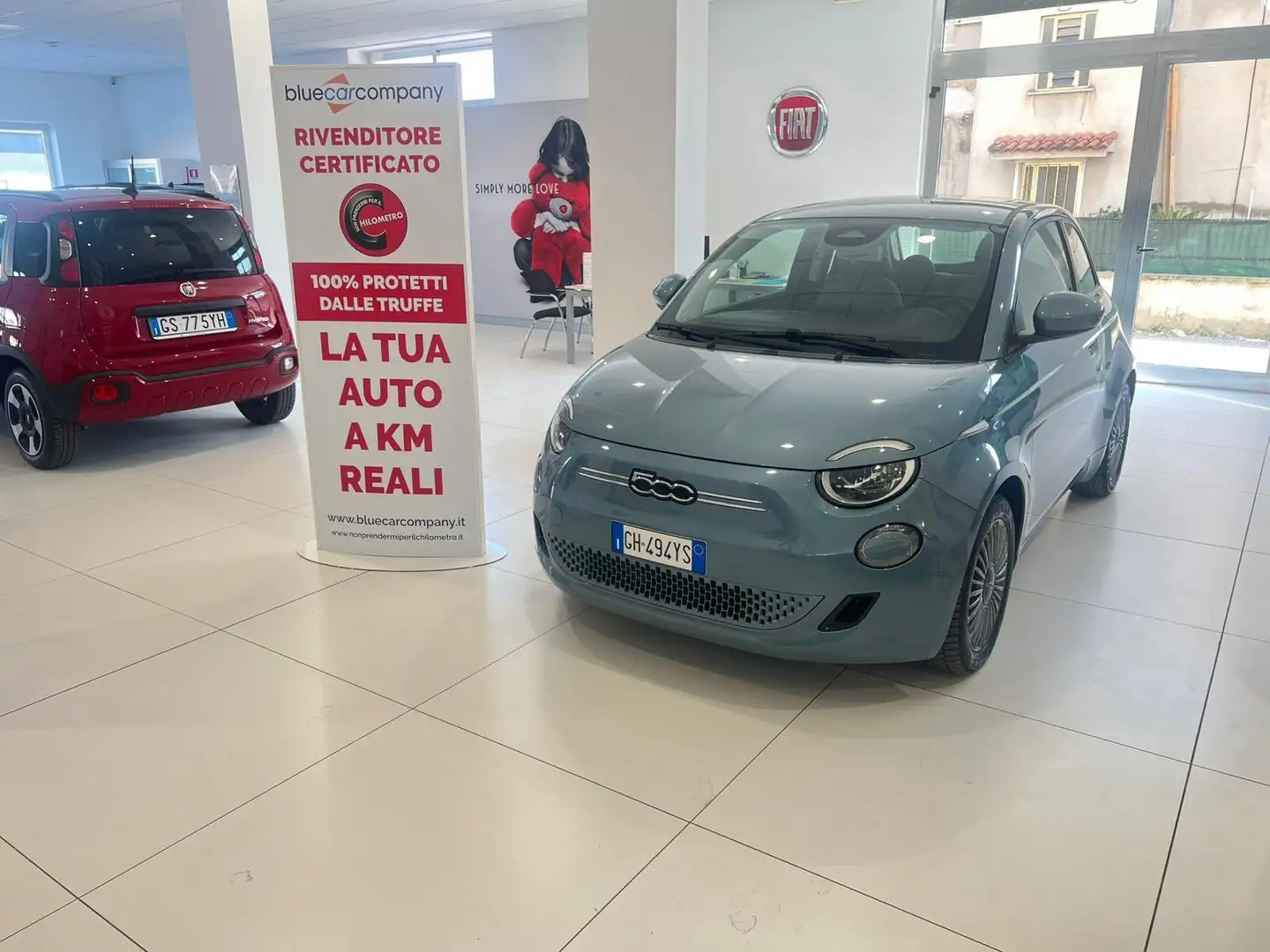 Fiat 500e 500e 3+1 3+1 42 kWh Icon + Blu/Azzurro - 1