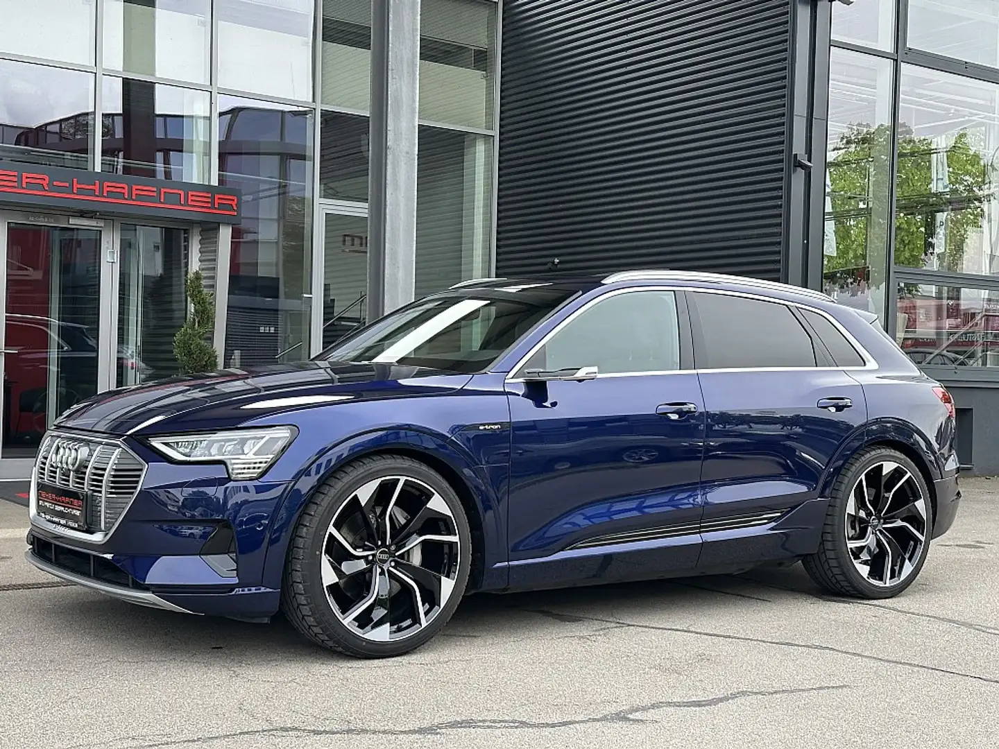 Audi e-tron 50 quattro 23 ZOLL!, PANO!, MEGA! Bleu - 2