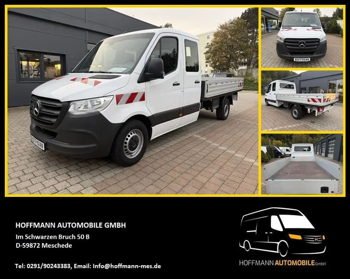 2022 Mercedes-Benz Sprinter 317 CDI Pritsche DoKa Klima LANG 3,40m, photograph 1