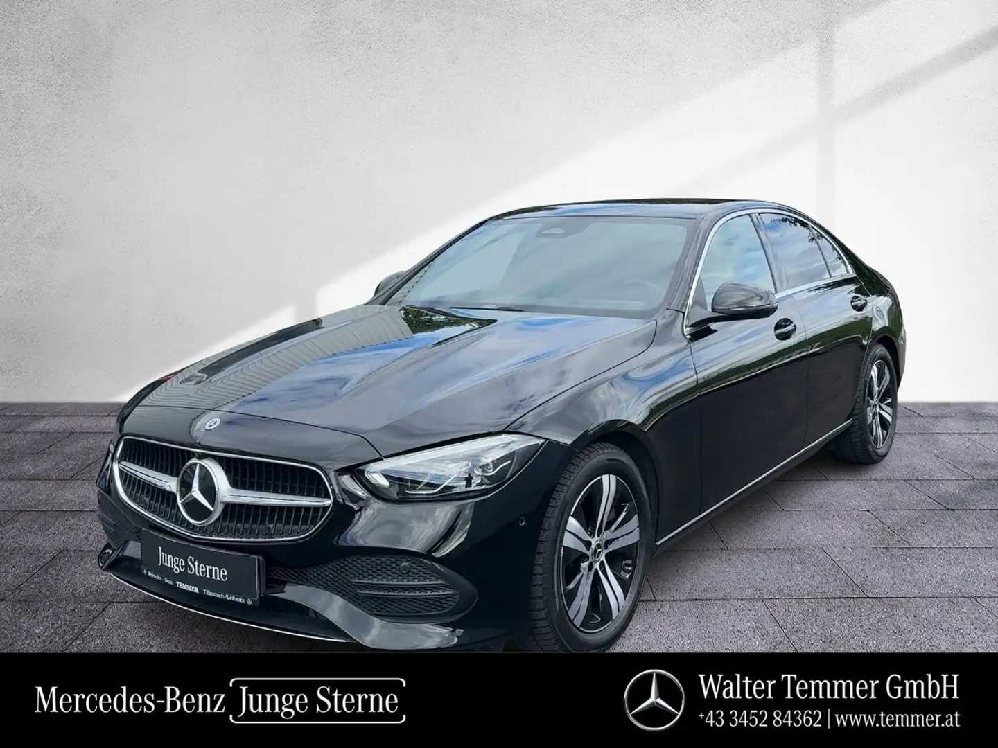 Mercedes-Benz C 220 d 4MATIC Limousine LED 360° Kam Shz Navi Schwarz - 1
