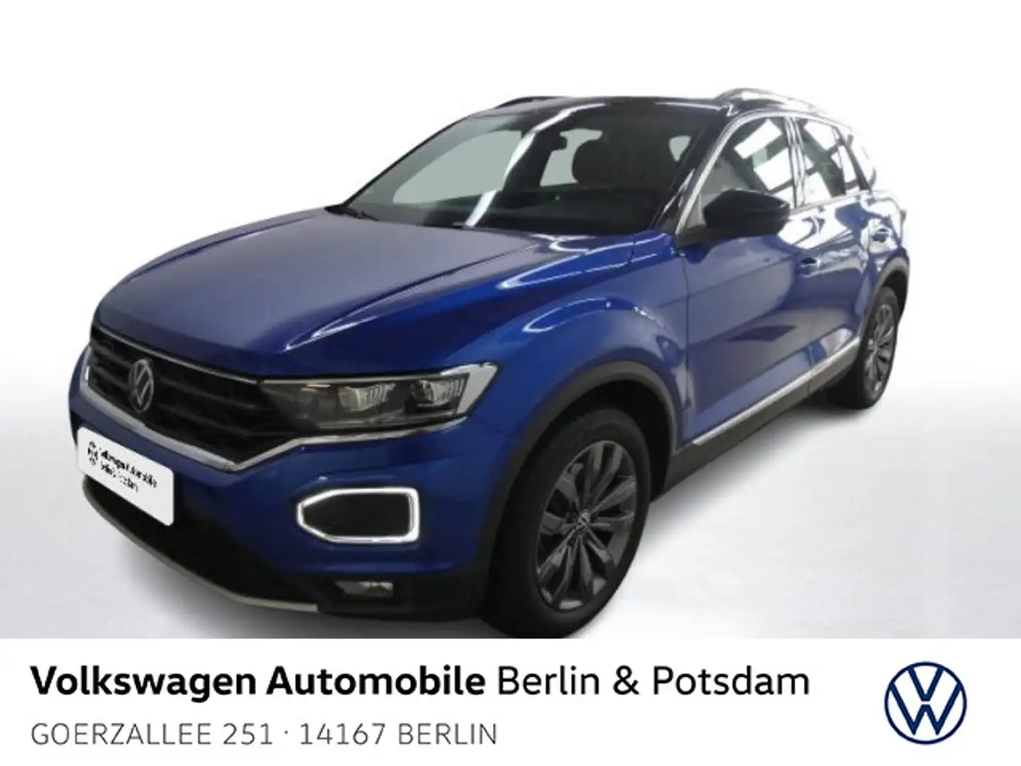 Volkswagen T-Roc 2.0 TSI  DSG Sport 4M Navi P-Dach SHZ PDC Blau - 1