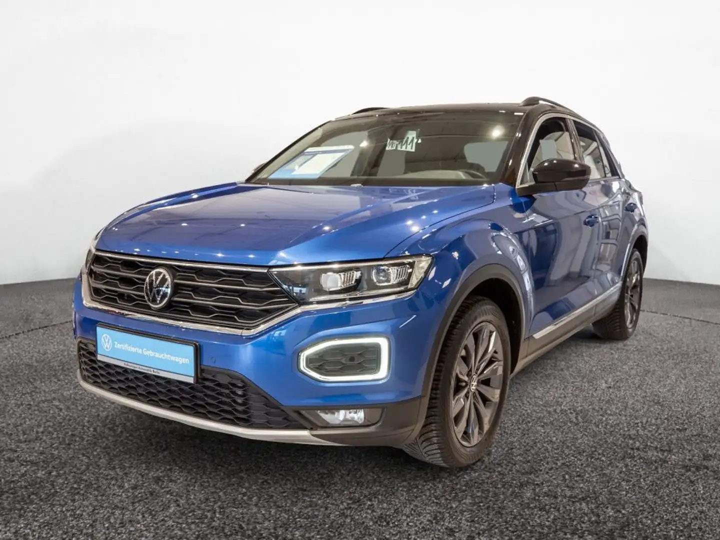 Volkswagen T-Roc 2.0 TSI  DSG Sport 4M Navi P-Dach SHZ PDC Blau - 2