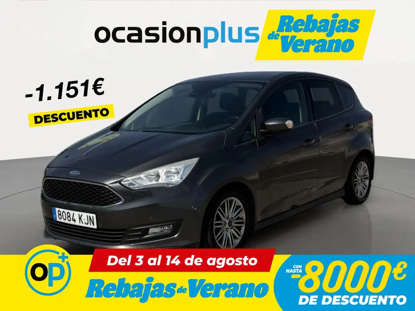 Ford C-Max 1.0 Ecoboost Auto-S&S Trend+ 125 Gris - 1