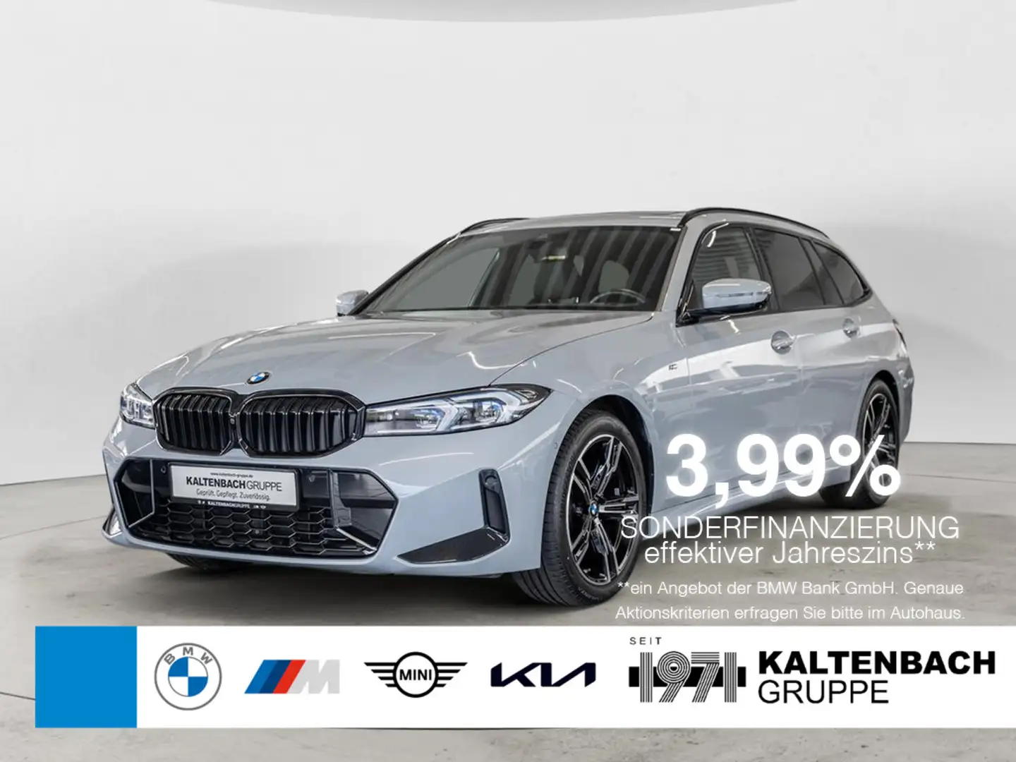 BMW 320 i Touring M-Sport PANO AHK HUD 360° LED Gris - 1