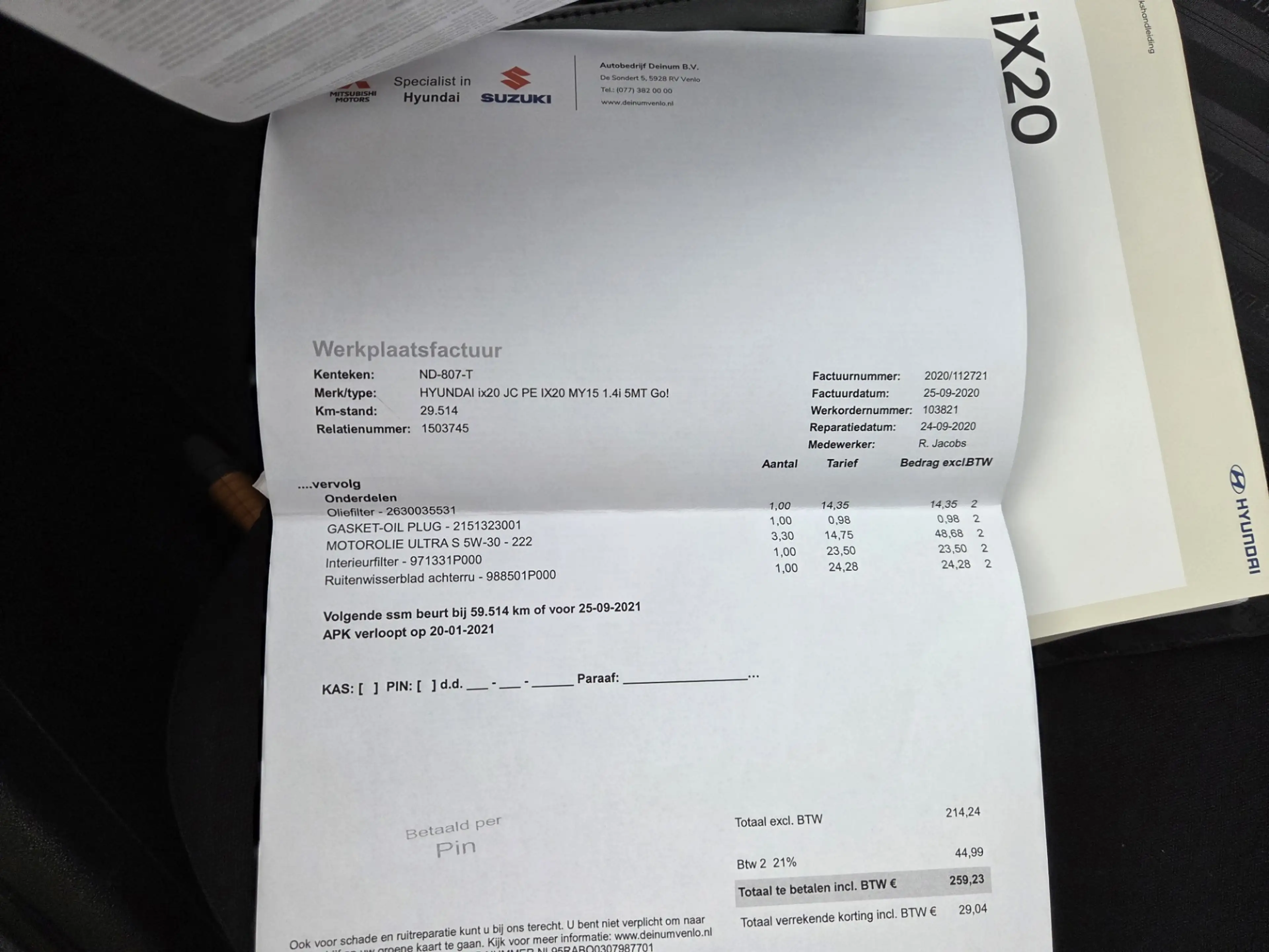 Hyundai iX20 1.4i Go!/CAMERA/CRUIS CONT/TRKHAK/NAVI — photo 32