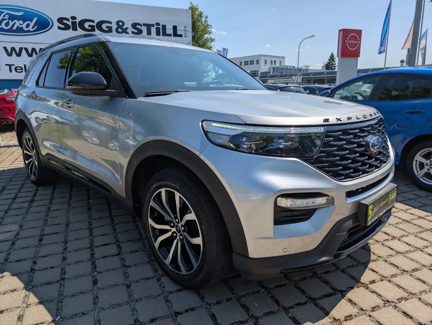 Ford Explorer Plug-in-Hybrid ST-Line LED*PANO*7-SITZE Silber - 2