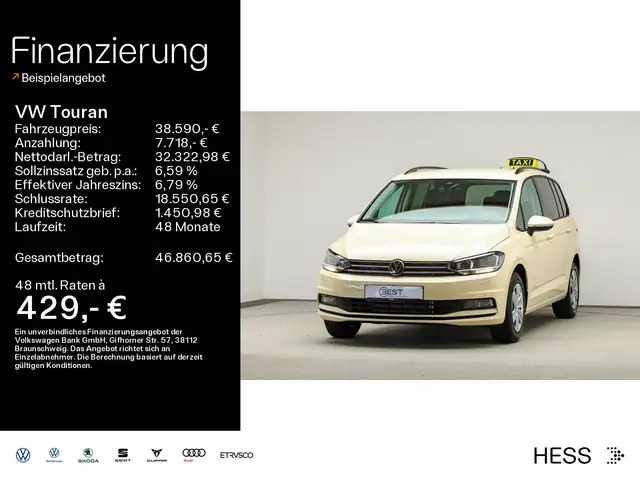 Volkswagen Touran TAXI 2.0 l TDI 150 PS DSG Klima*PDC*FIRST
