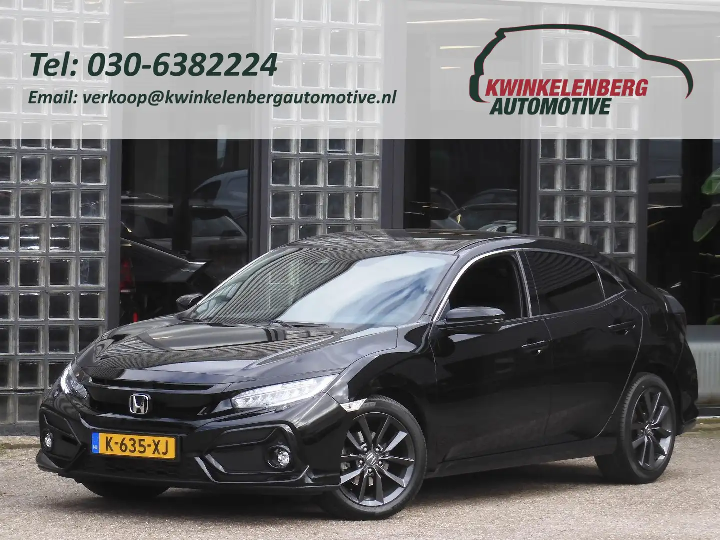Honda Civic 5D 1.0 i-VTEC ELEGANCE/ CARPLAY/ CAMERA/ PDC V+A Nero - 1