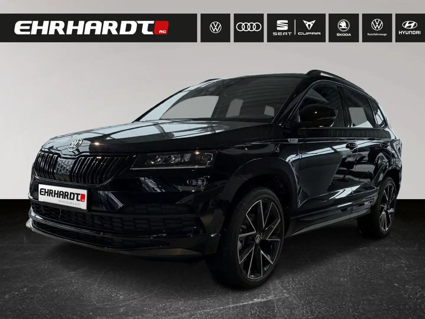 Skoda Karoq 2.0 TDI DSG 4x4 Sportline DCC AHK*VIRTUAL*LED*N... Schwarz - 1