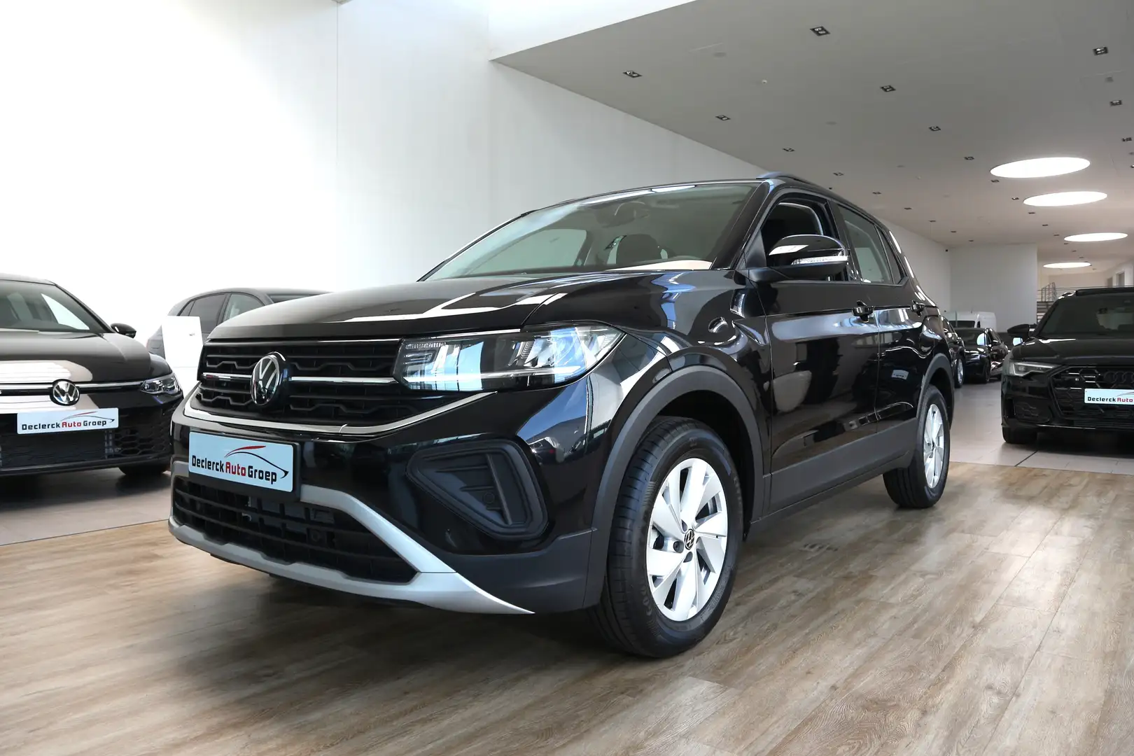 Volkswagen T-Cross 1.0TSI DSG LIFE"VELE OPTIES, STOCKWAGEN, TOPAANBOD Černá - 2