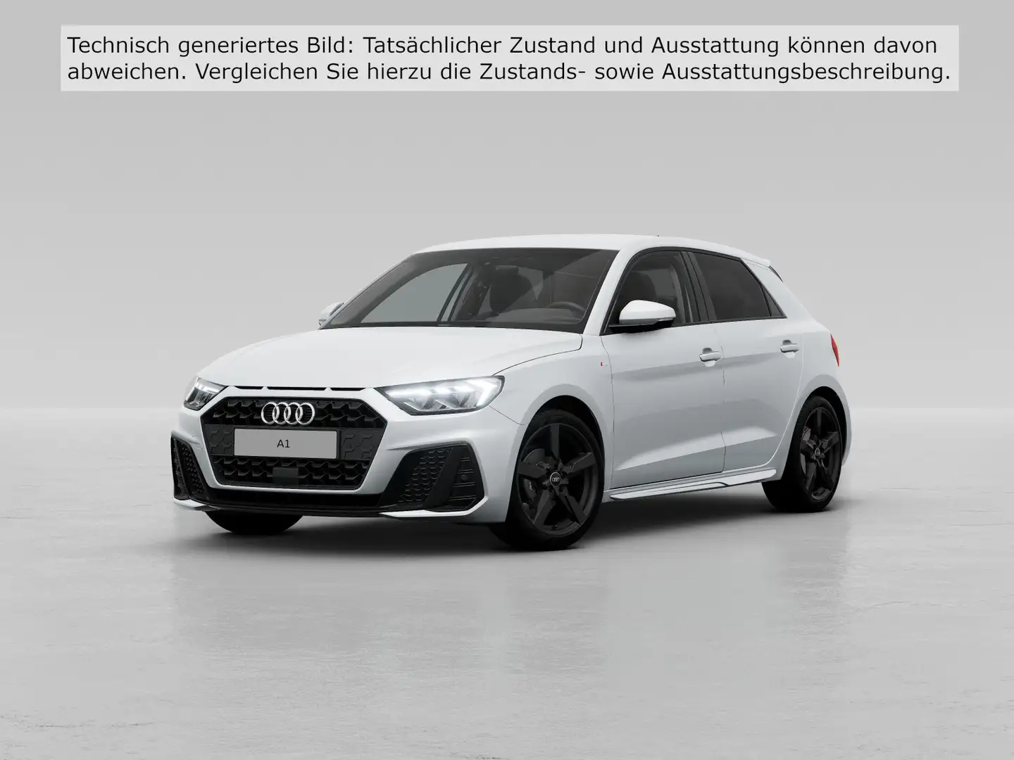 Audi A1 25 TFSI S line S tronic LEDER/NAVI Weiß - 2