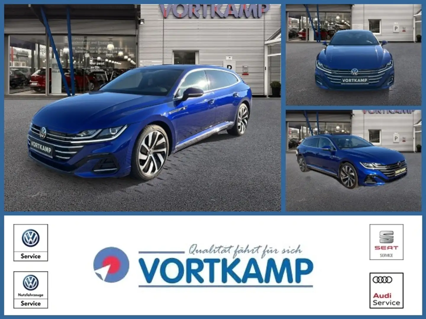 Volkswagen Arteon SB R-Line eHybrid AHK/PANO/DCC/IQLight Azul - 1