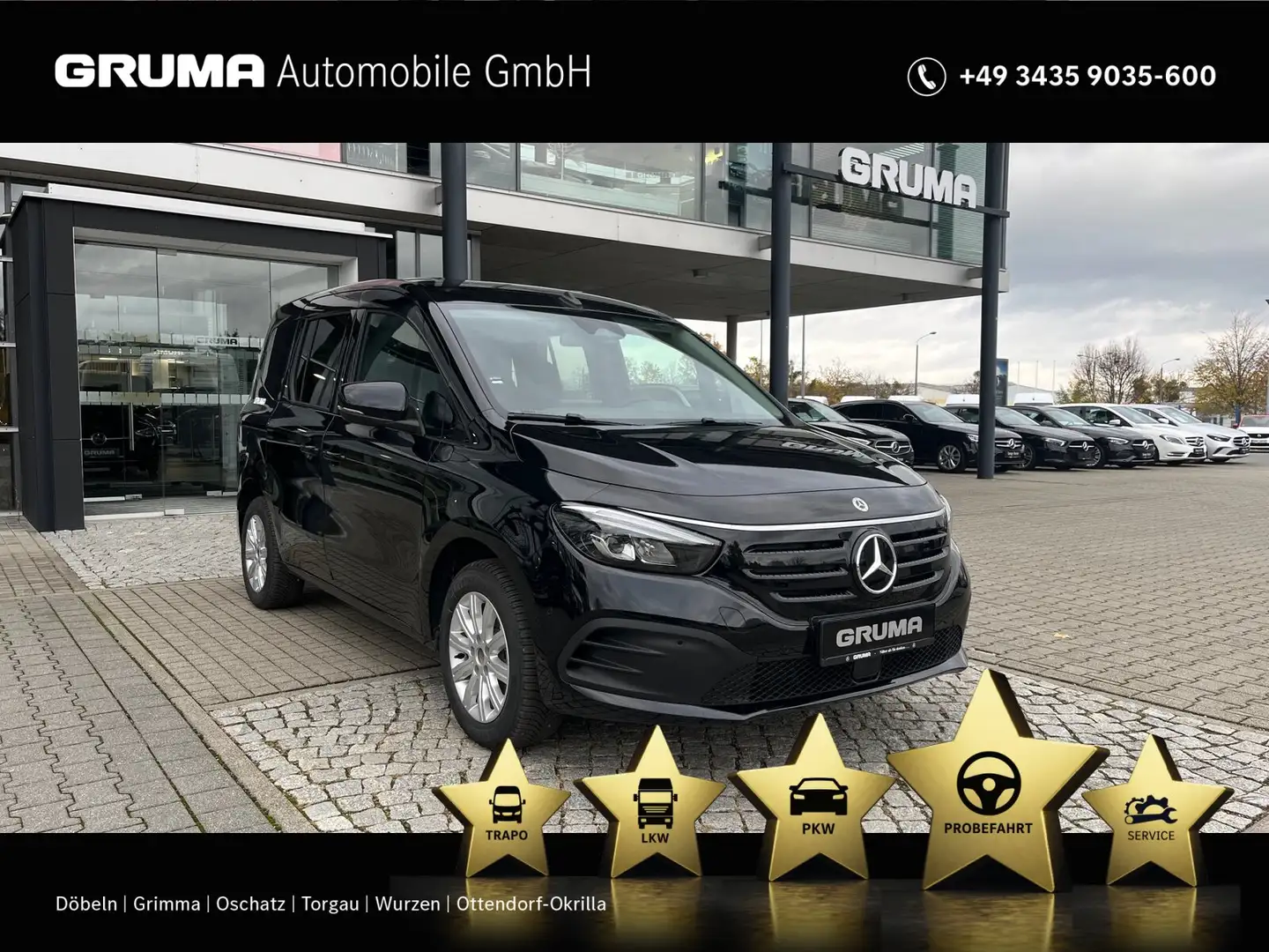 Mercedes-Benz EQT EQT 200 LED+NAVI+KAMERA+TEMPOMAT+ Style Klima/BC Noir - 1