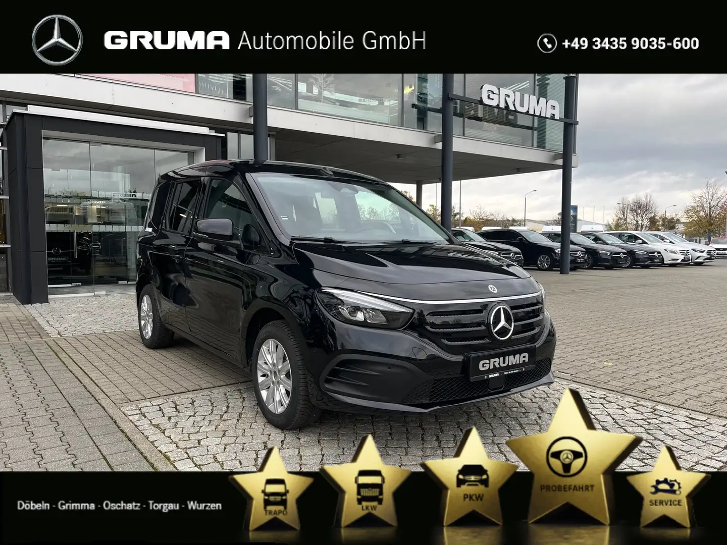 Mercedes-Benz EQT EQT 200 LED+NAVI+KAMERA+TEMPOMAT+ Style Klima/BC Schwarz - 1