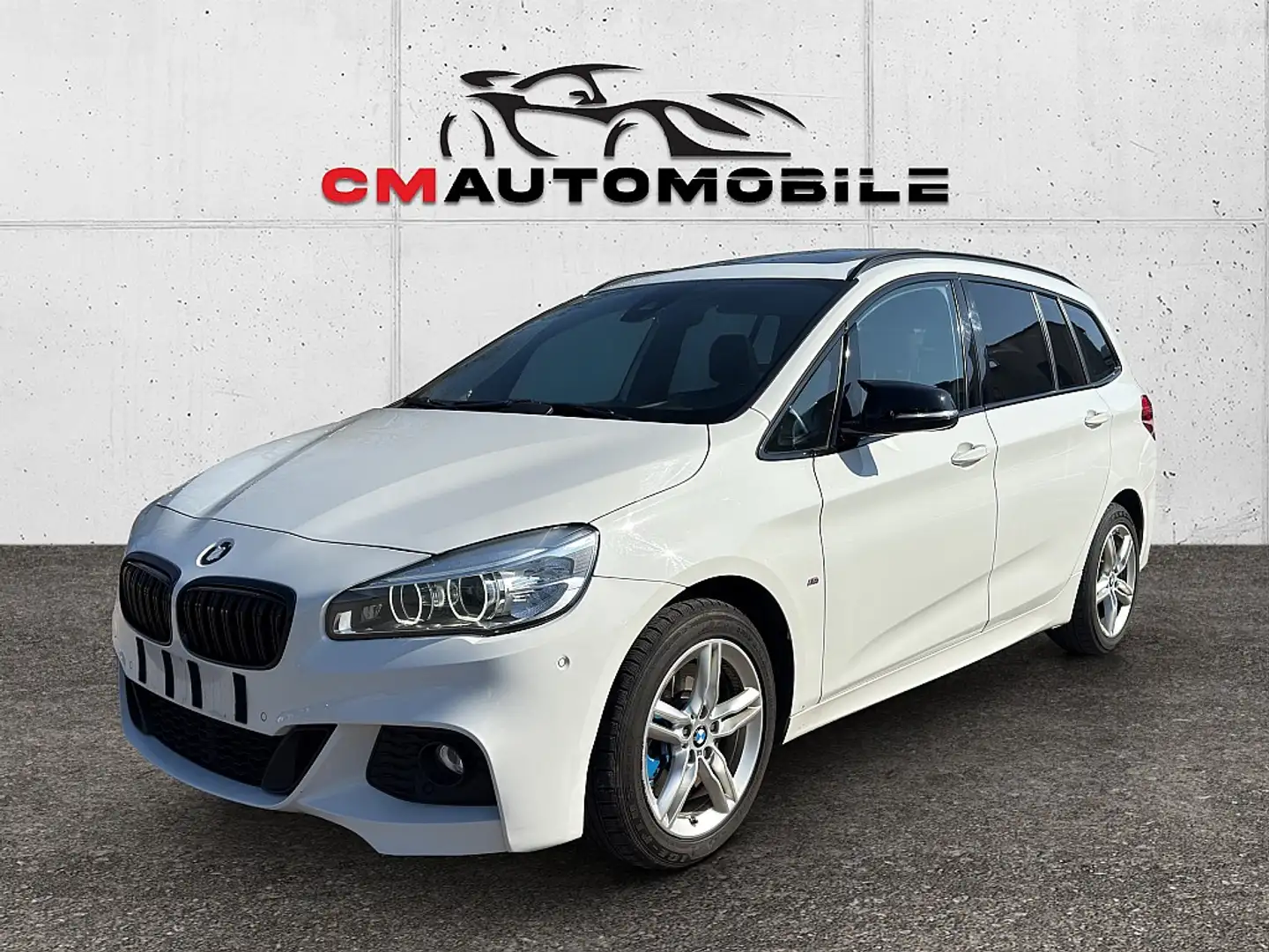 BMW 220 220d xDrive Gran Tourer M Sport Aut. Weiß - 1