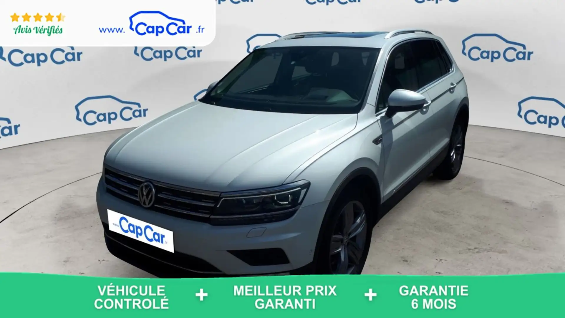 Volkswagen Tiguan II 2.0 TDI 190 4Motion DSG7 Carat Exclusive Blanc - 1