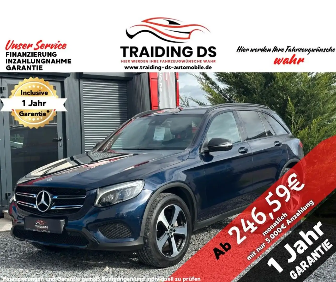 Mercedes-Benz GLC 220 d 4Matic / TEIL-LEDER / LED / AMBIENTE Blau - 1