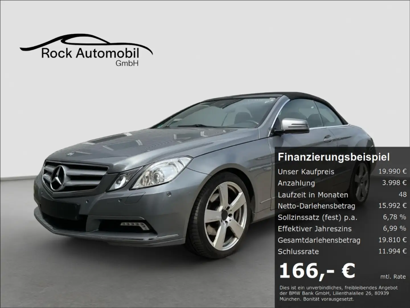 Mercedes-Benz E 350 CDI 7G Cabrio AIRSCARF 1.Hand Srebrny - 1