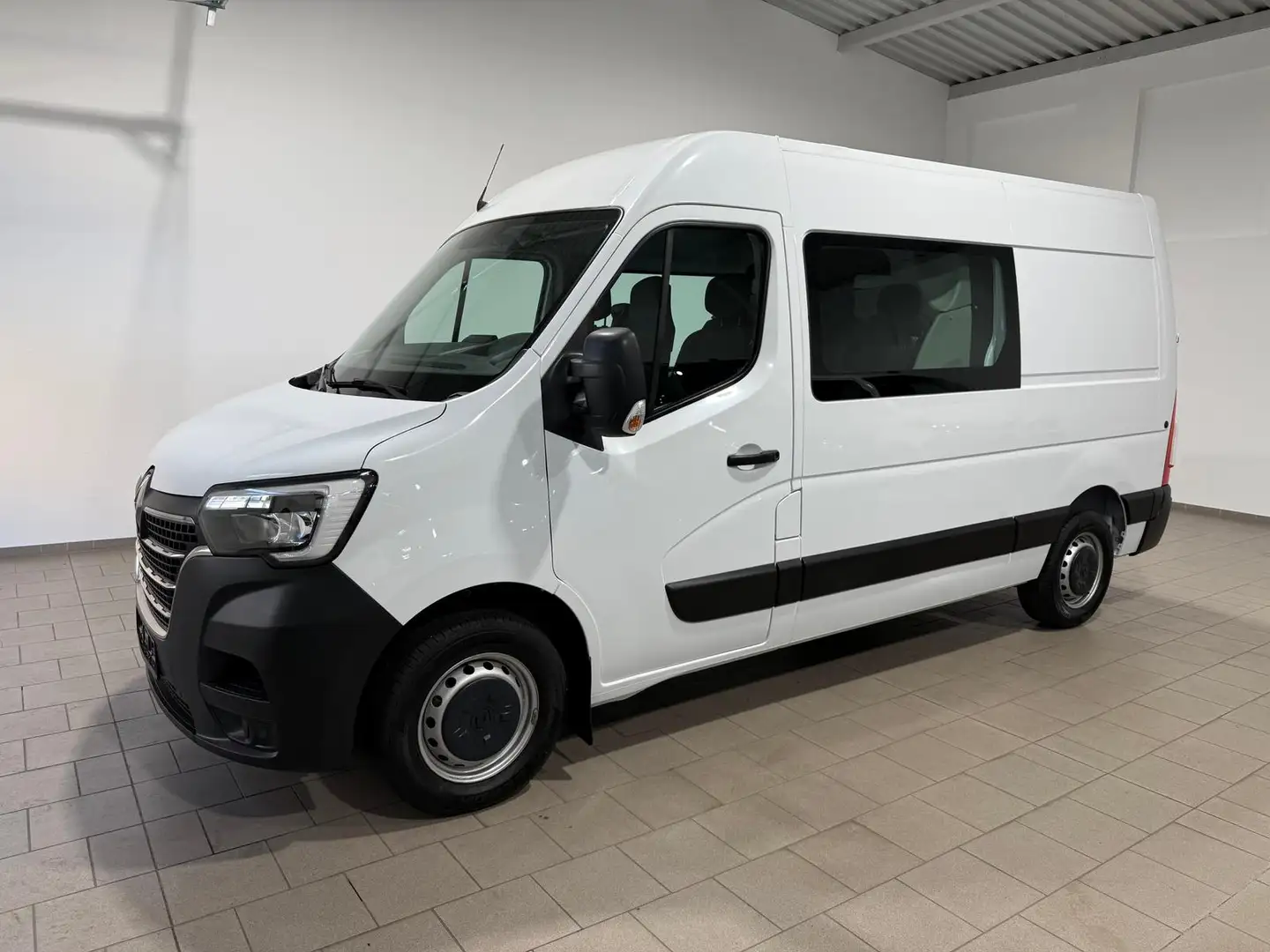 Renault Master Kasten-Doka(7-Si.),L2H2,Klima,Navi,PDC Weiß - 1