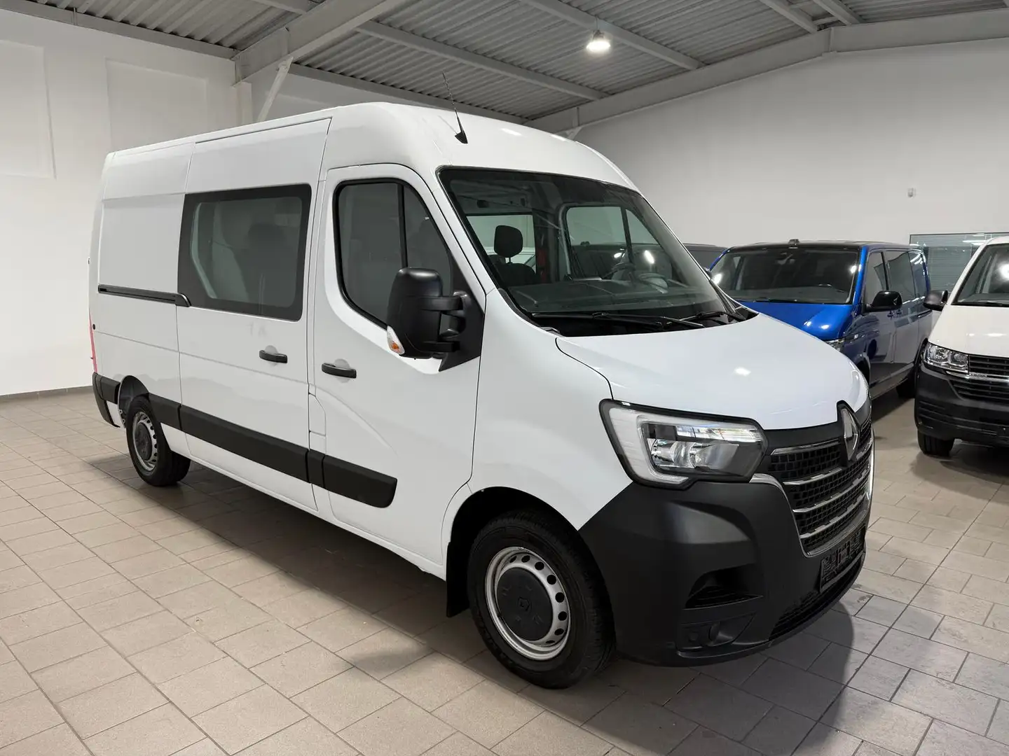 Renault Master Kasten-Doka(7-Si.),L2H2,Klima,Navi,PDC Weiß - 2
