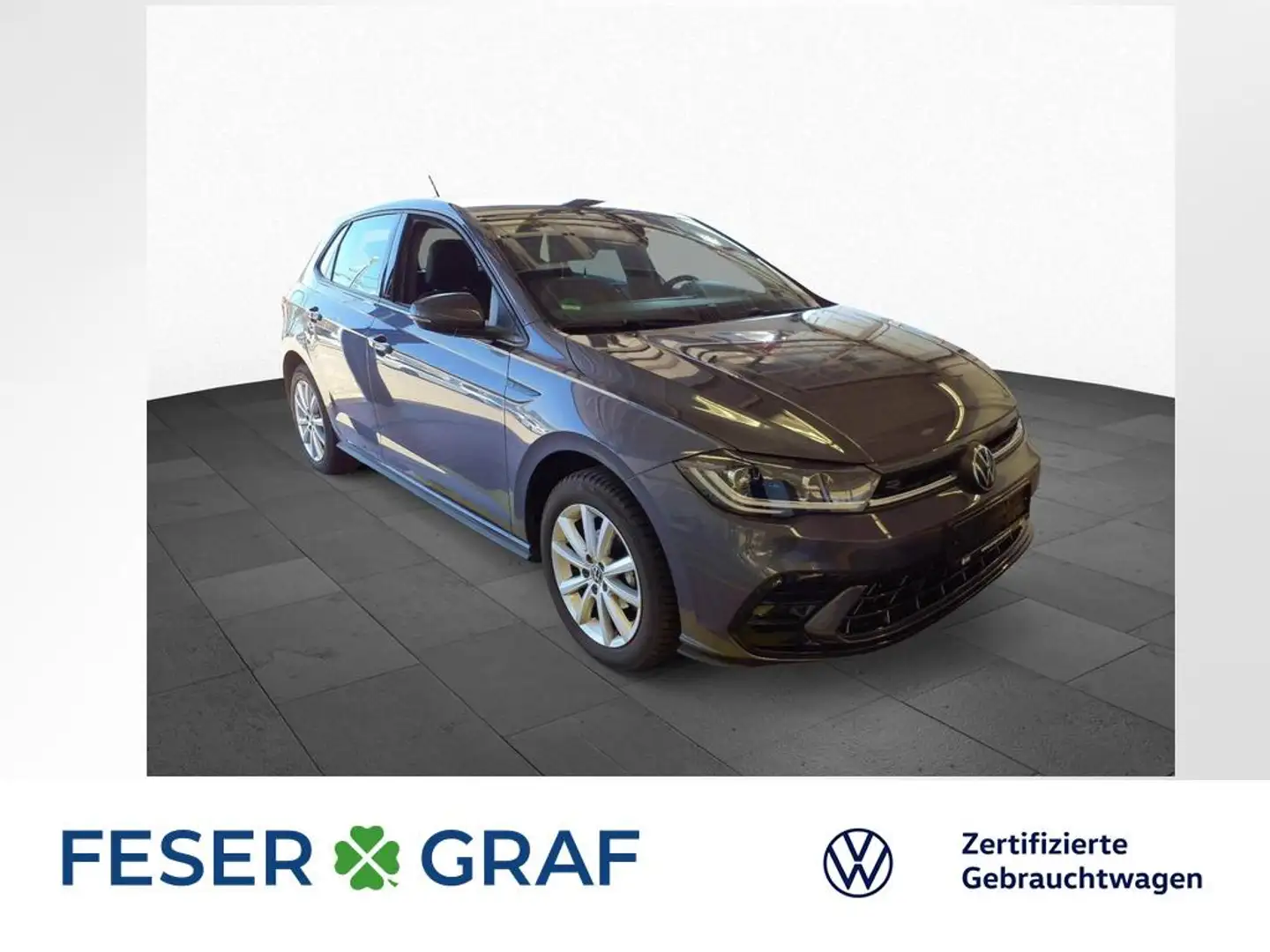Volkswagen Polo 1.0 TSI DSG R-LINE NAVI ACC APP KAM Grau - 1