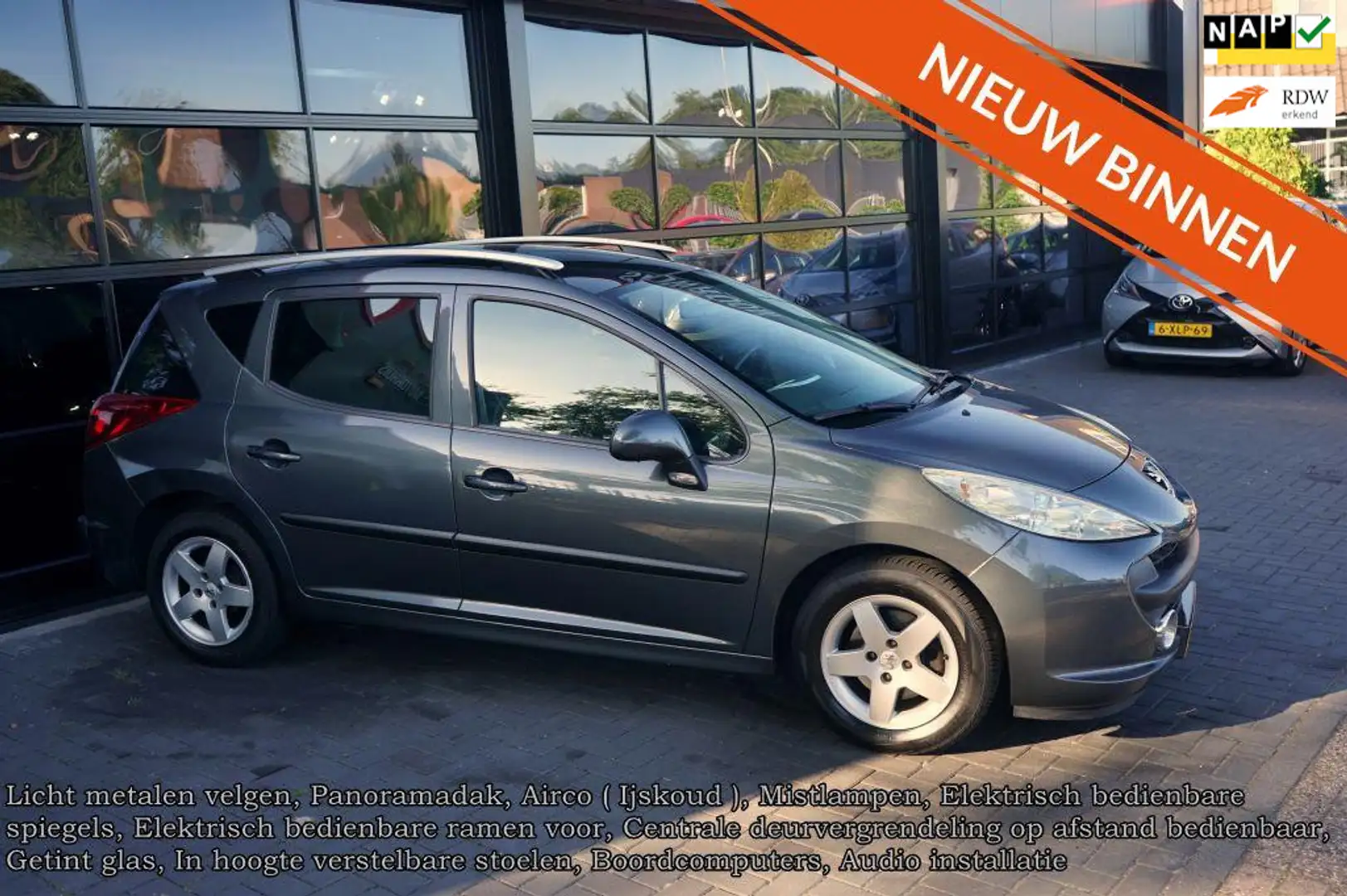 Peugeot 207 SW 1.4 VTi Blue Lease, Airco, Panodak, Elek pakket Gris - 1