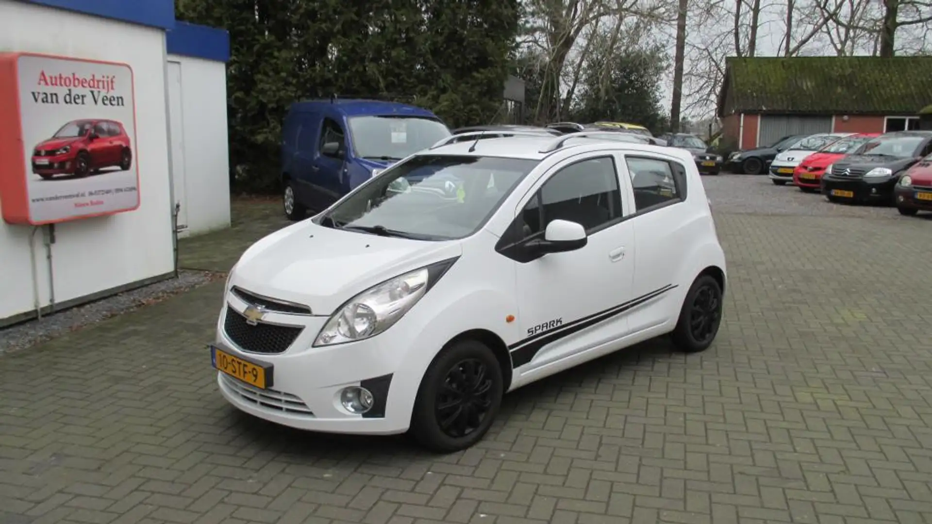 Chevrolet Spark 1.0 16V LS Bi-Fuel Blanc - 1