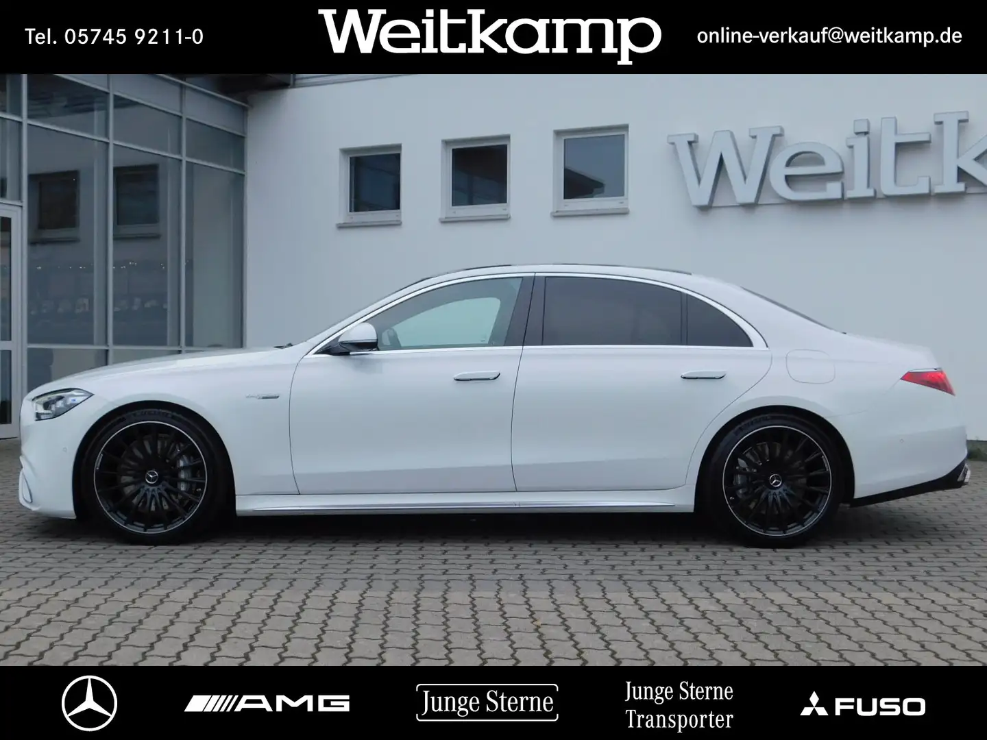 Mercedes-Benz S 63 AMG AMG S 63 E Fond-Ent+Panorama+Kühlschr.+Distronik Weiß - 2