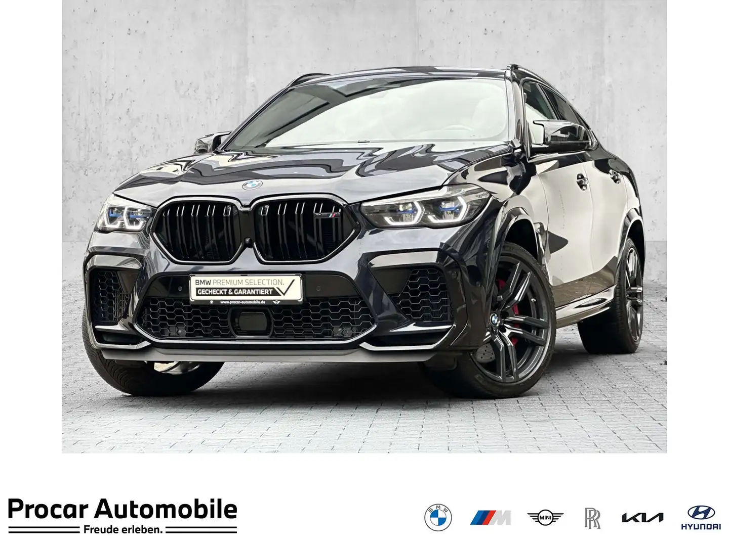BMW X6 M Laser DA Prof PA+ B&W Pano AHK HuD Softcl. Schwarz - 1