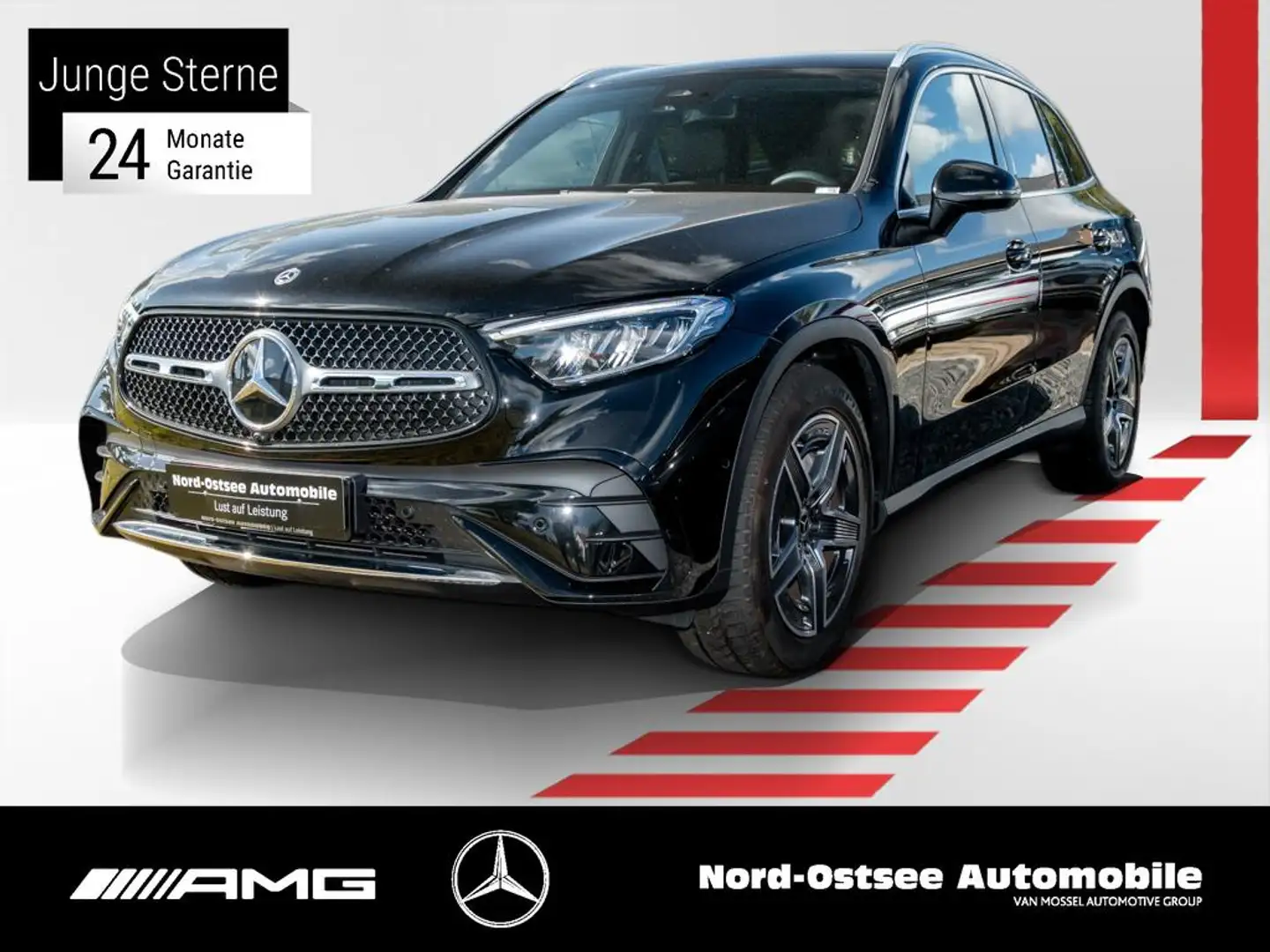 Mercedes-Benz GLC 300 d 4M AMG ADV.+ NAVI KAMERA MEMORY DISTRO Negro - 1