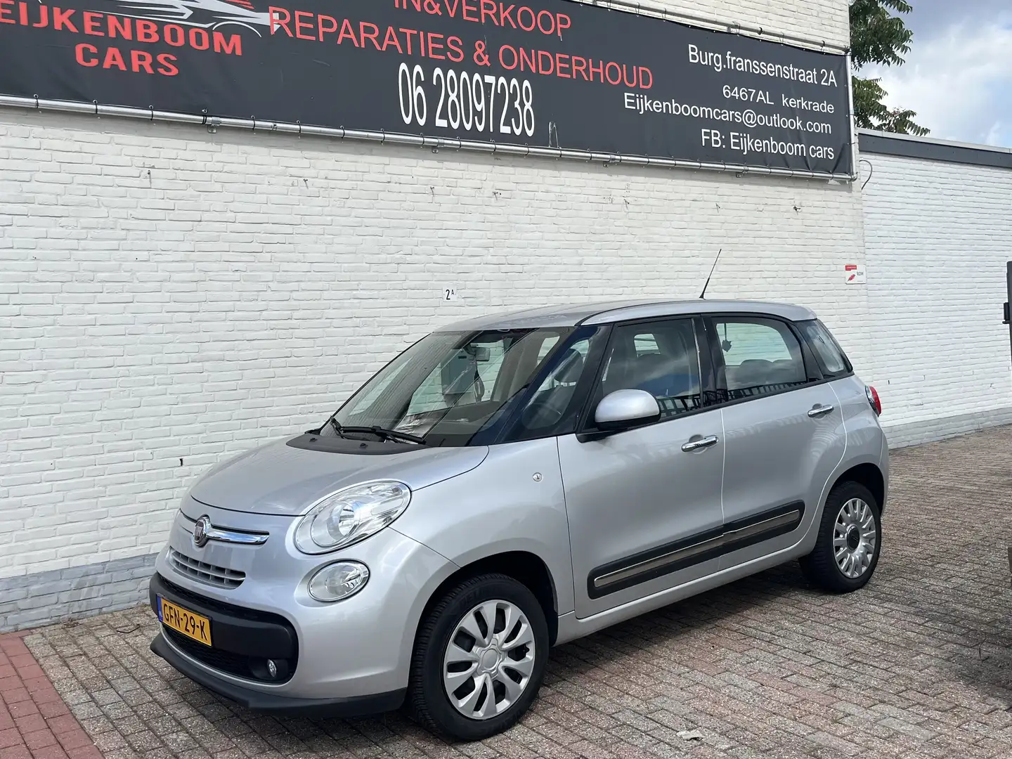 Fiat 500L 0.9 T.Air CNG Popst. Grijs - 1
