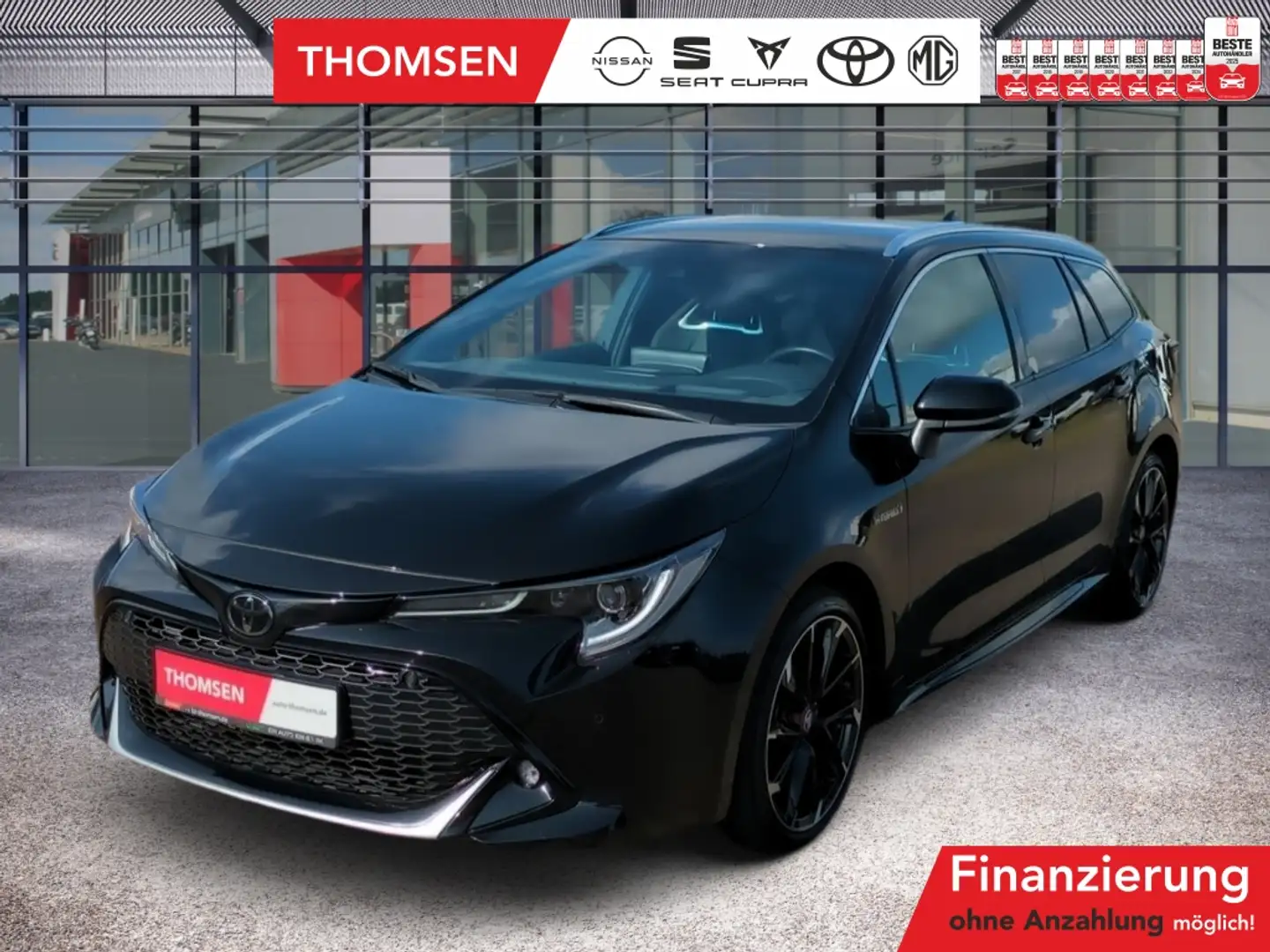 Toyota Corolla Touring s 2.0 GR Sport Black Edition SD Zwart - 1