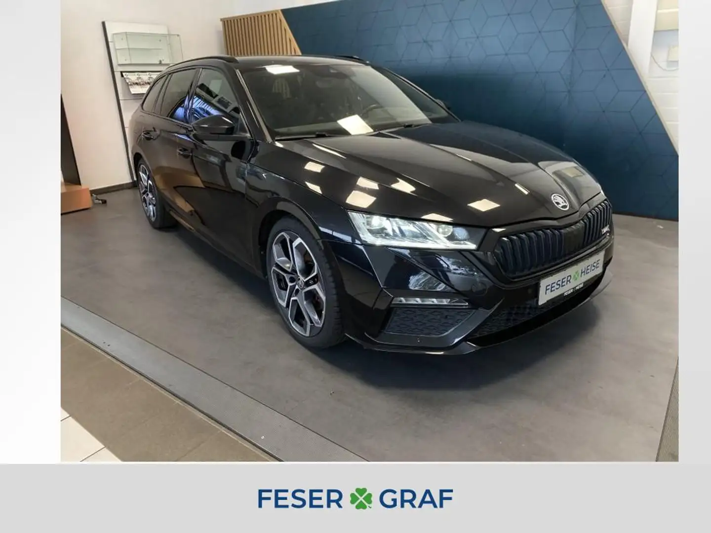Skoda Octavia Combi RS 2.0 TDI DSG*RearView*AHK*LED Noir - 1