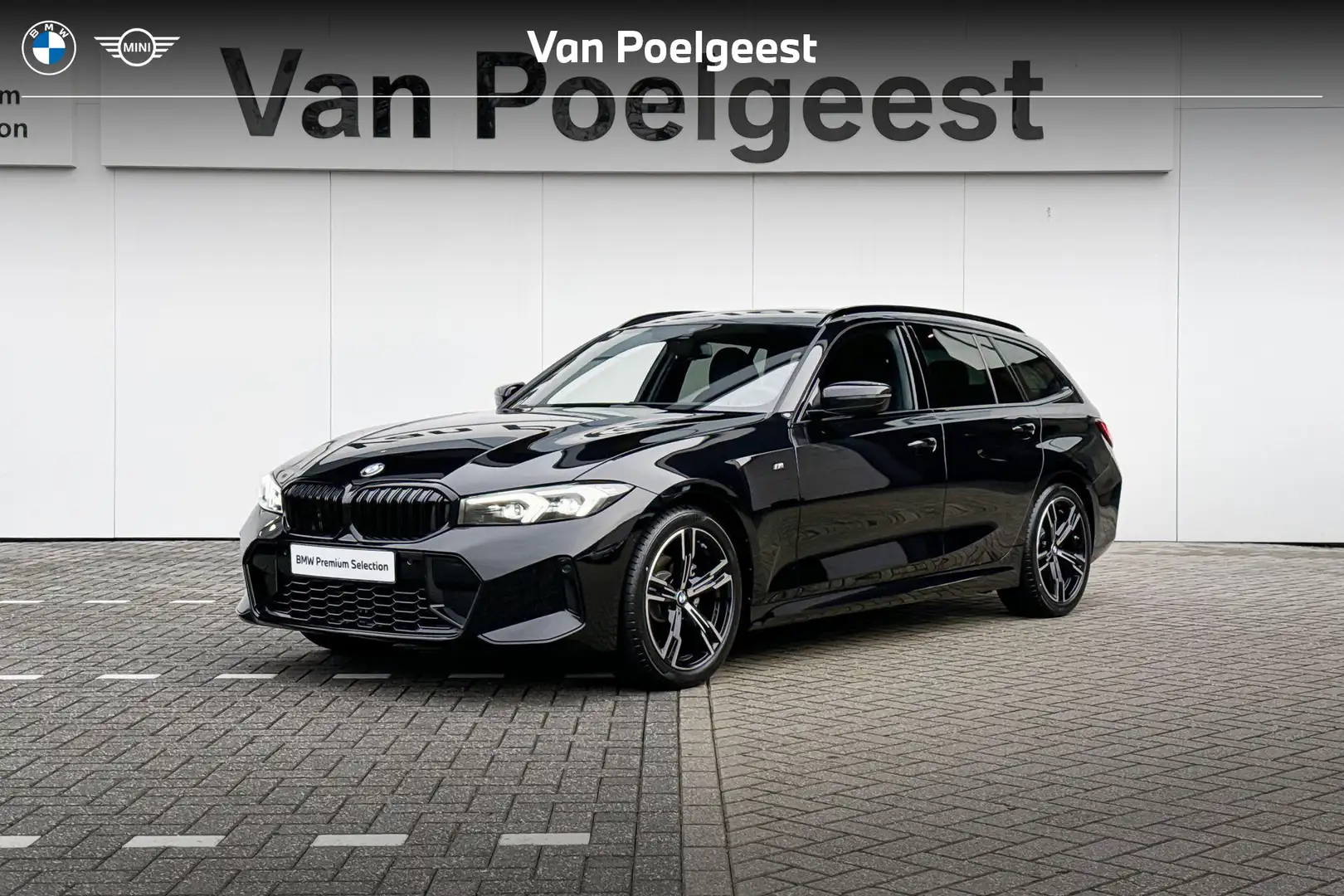 BMW 318 3 Serie Touring 318i Zwart - 1
