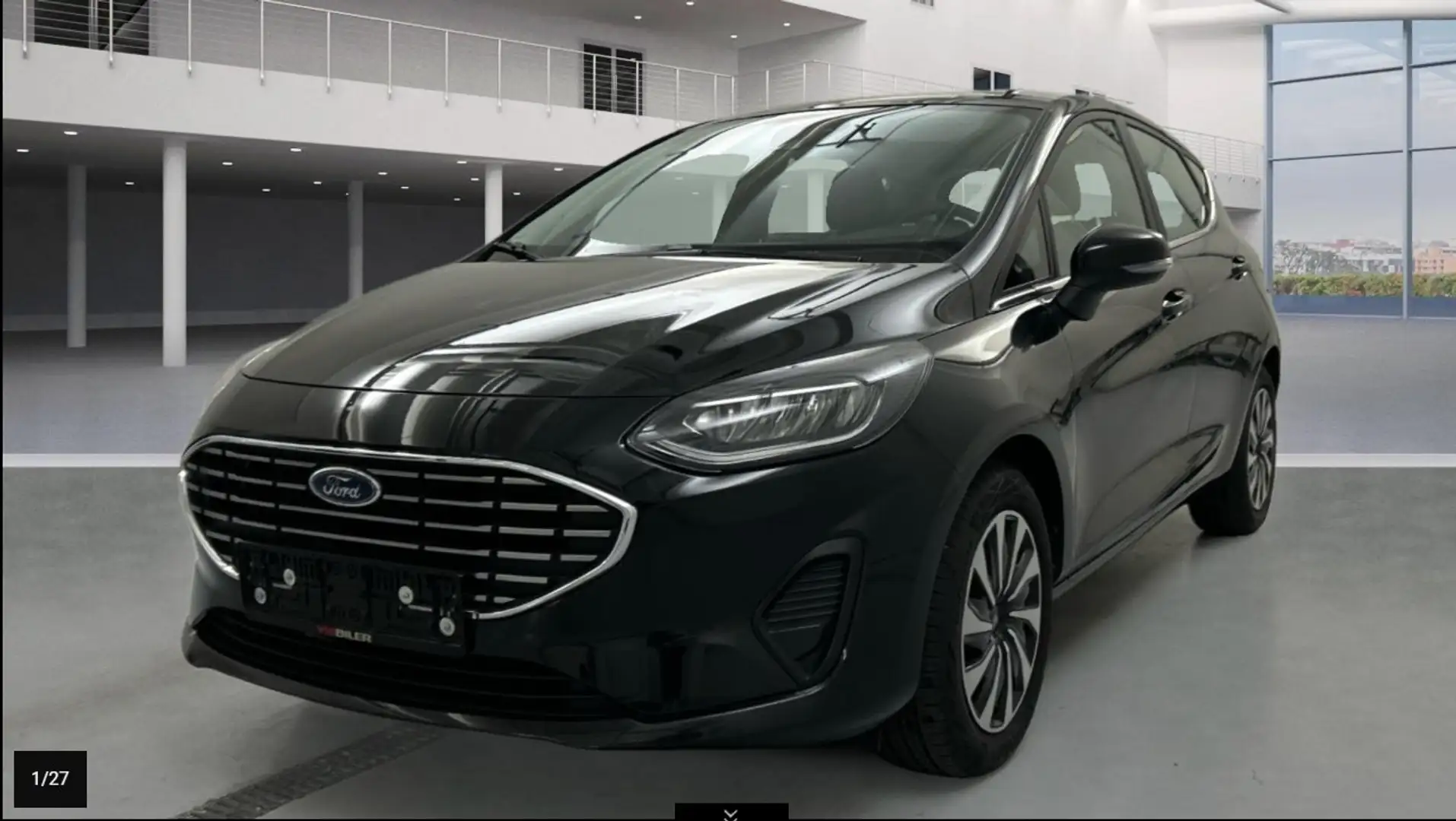 Ford Fiesta Titanium MHEV, LED, Klimaautomatik Schwarz - 1