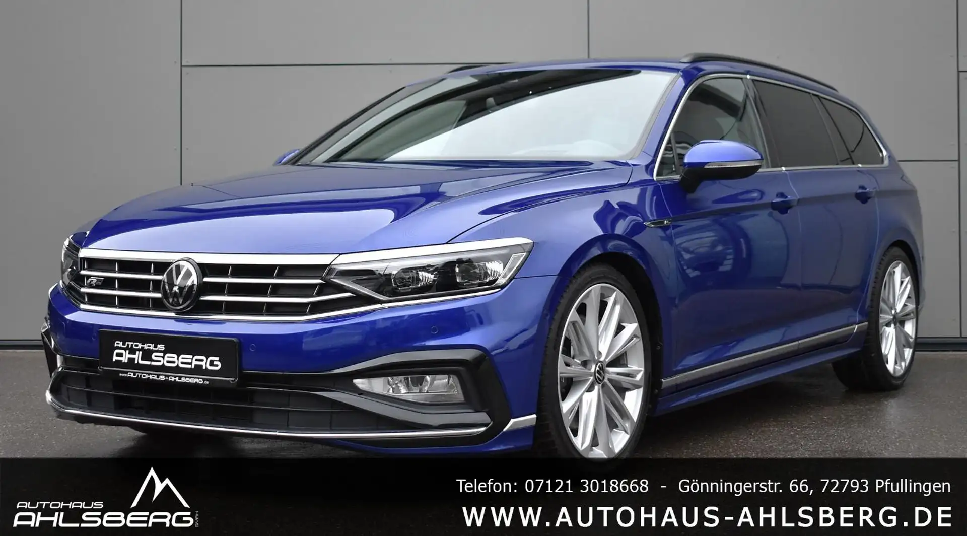 Volkswagen Passat Variant Passat R-LINE/BUSIN./ DIG.C/360°/ACC/MATRIX/H-K/MA Blau - 1