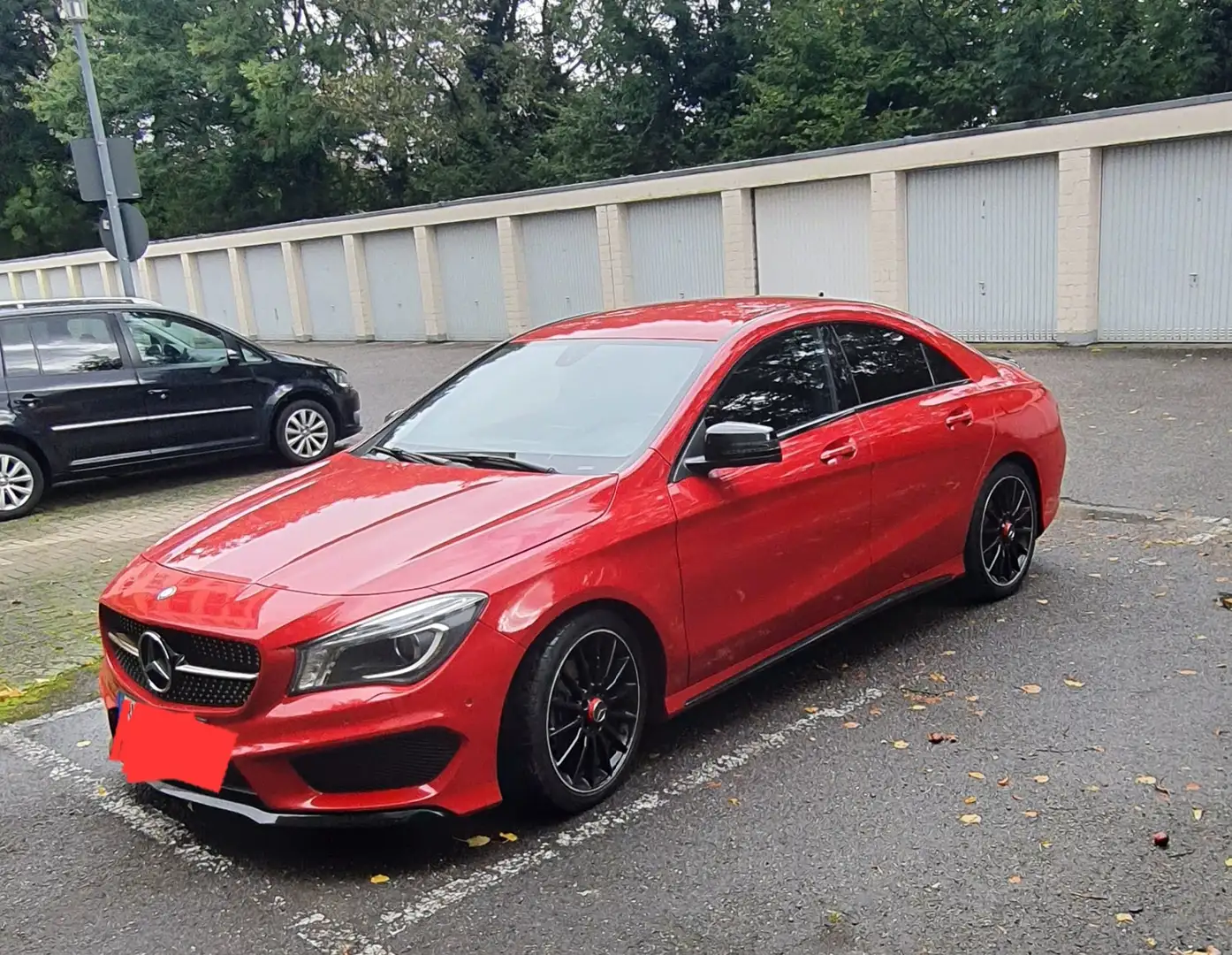 Mercedes-Benz CLA 180 CLA AMG Line Piros - 2
